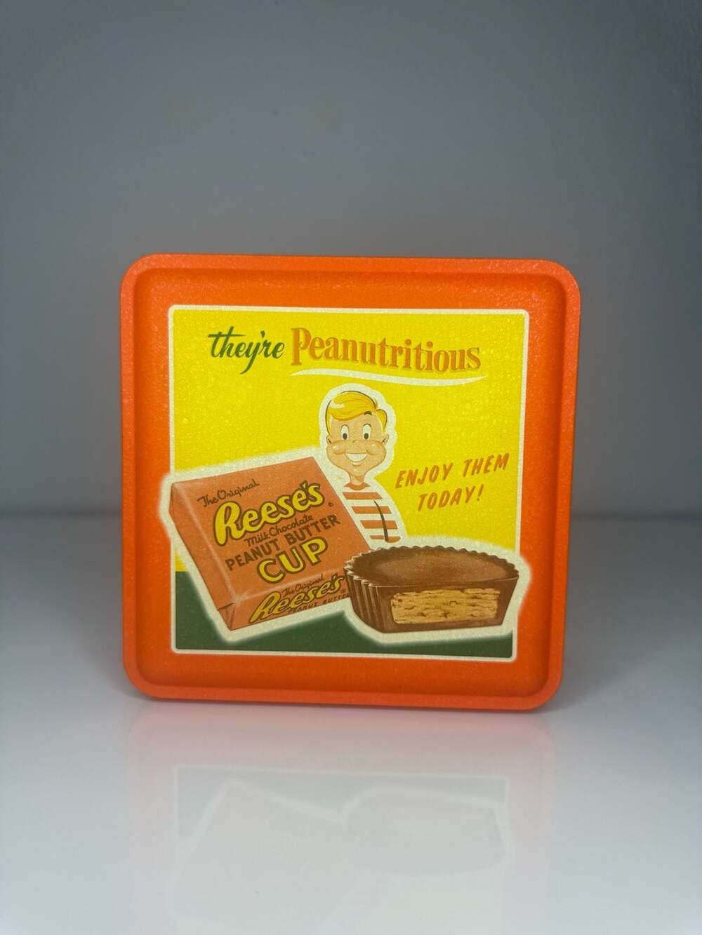 Vintage 1997 Hershey's Millennium Series 3 Canister Reese's Tin